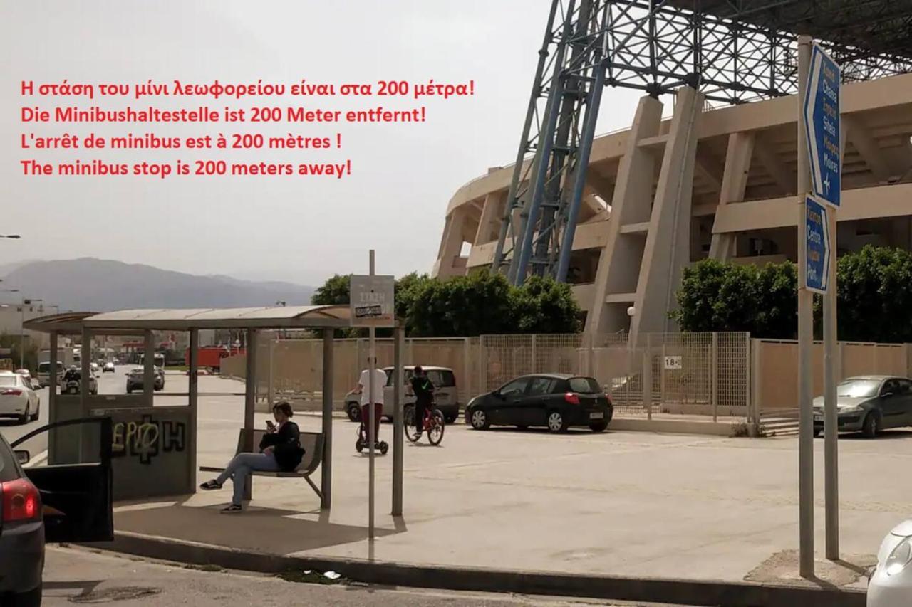 Studio On The Closest Beach To The City! Amoudara Lasithiou Esterno foto